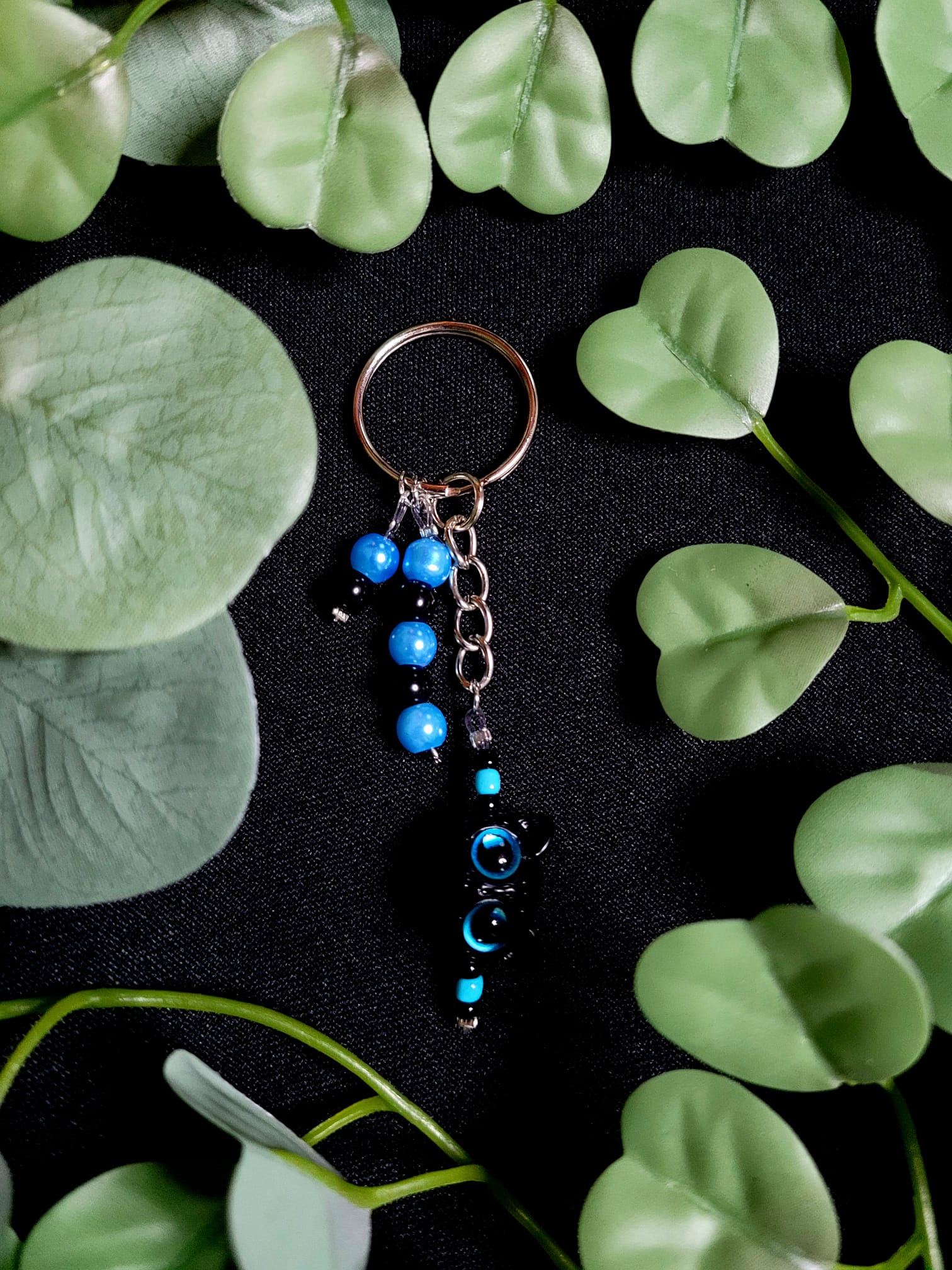 Keychain black cat